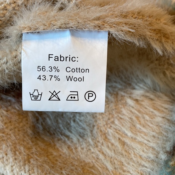 Green printed oversized sweater XL - Picture 6 of 8